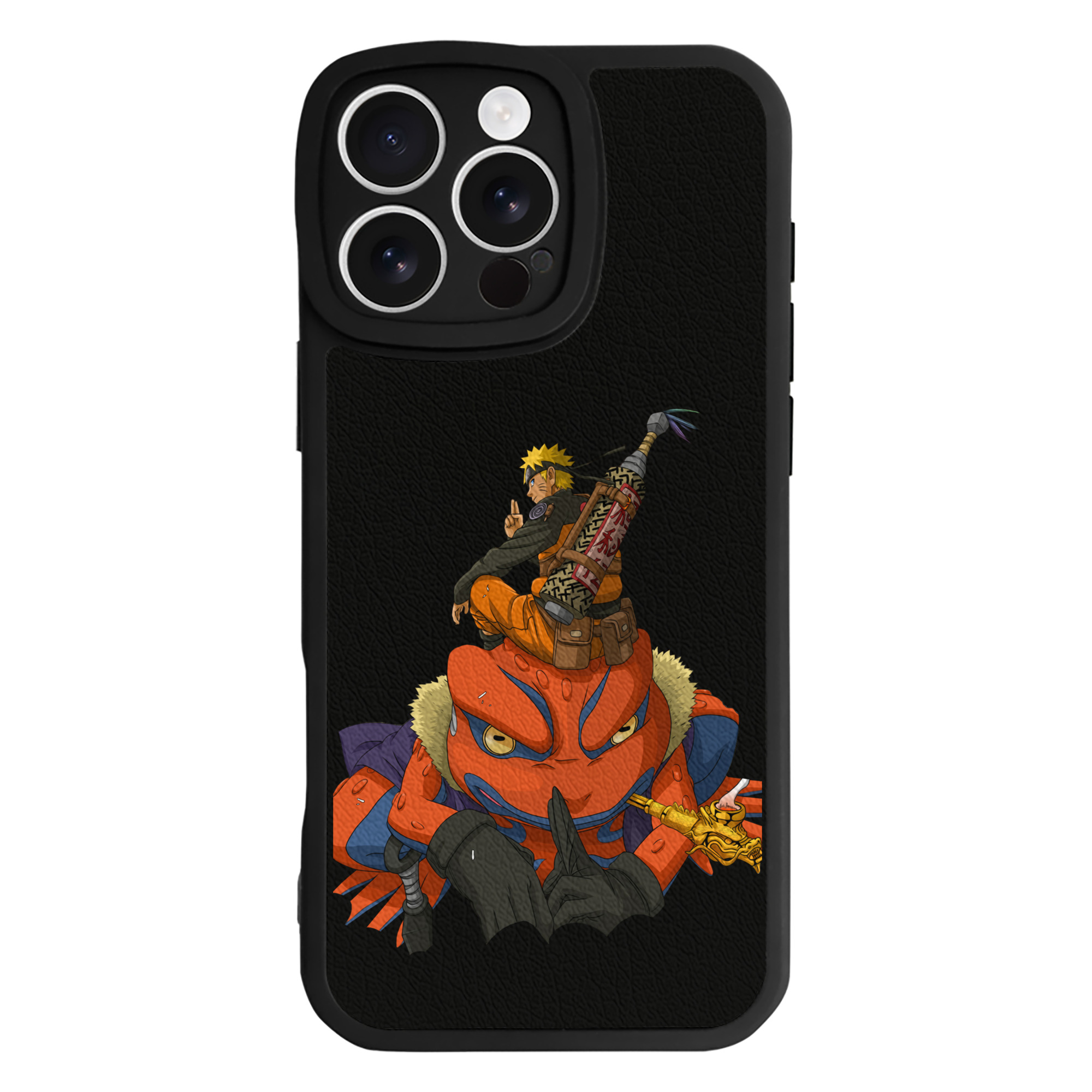 （画像用） NARUTO -ナルト- うずまき ナルト Uzumaki Naruto 【iPhone 16シリーズ対応】シリコンスマホケース（レザー調） 材質：シリコン